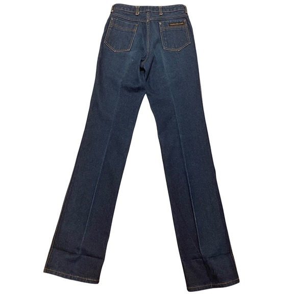 Vintage‎ 70s-80s Charlotte Ford for Don Sport Dark Wash Tall Jeans 100% Cotton - Picture 2 of 8